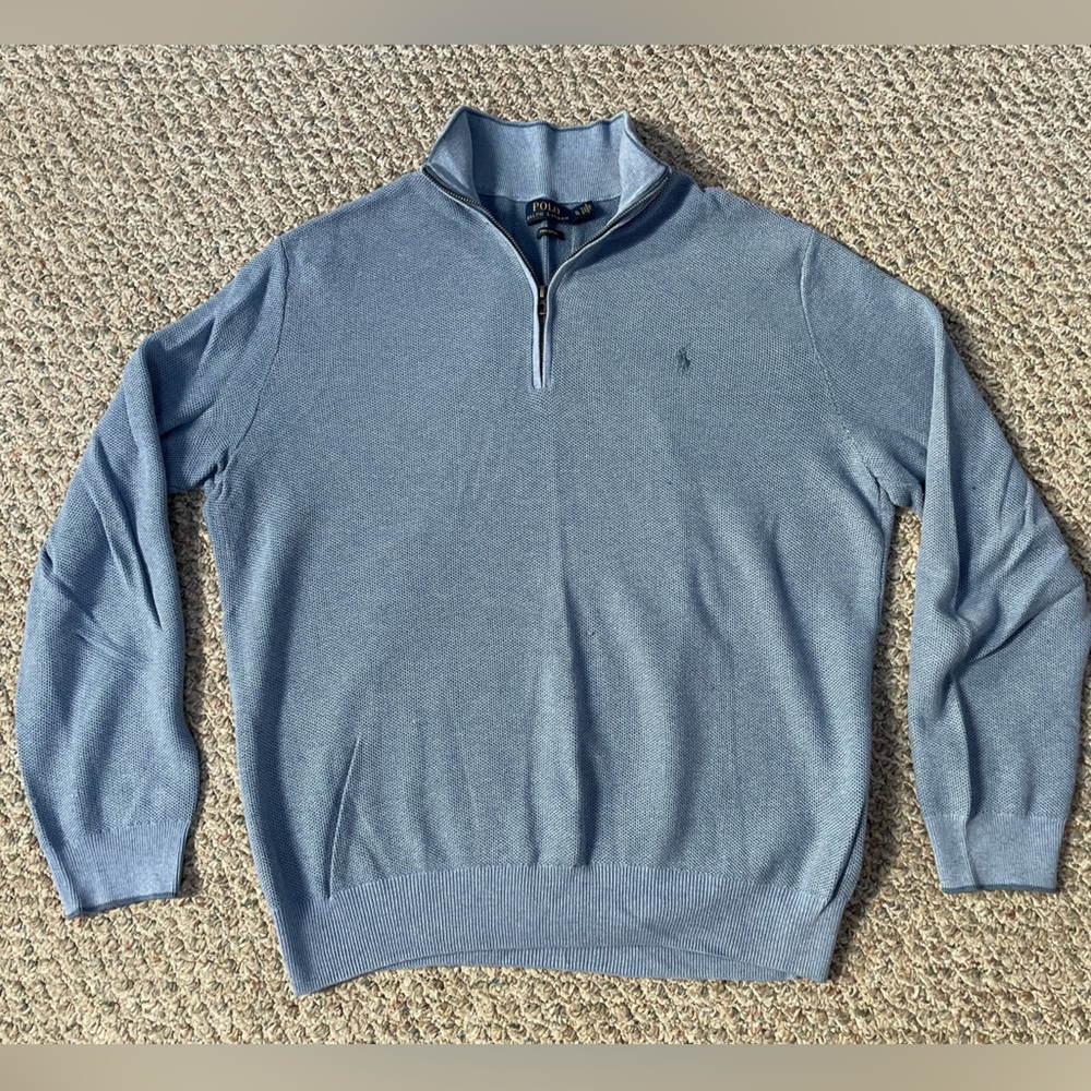 Men’s Blue Polo Ralph Lauren Sweater - SIZE XL